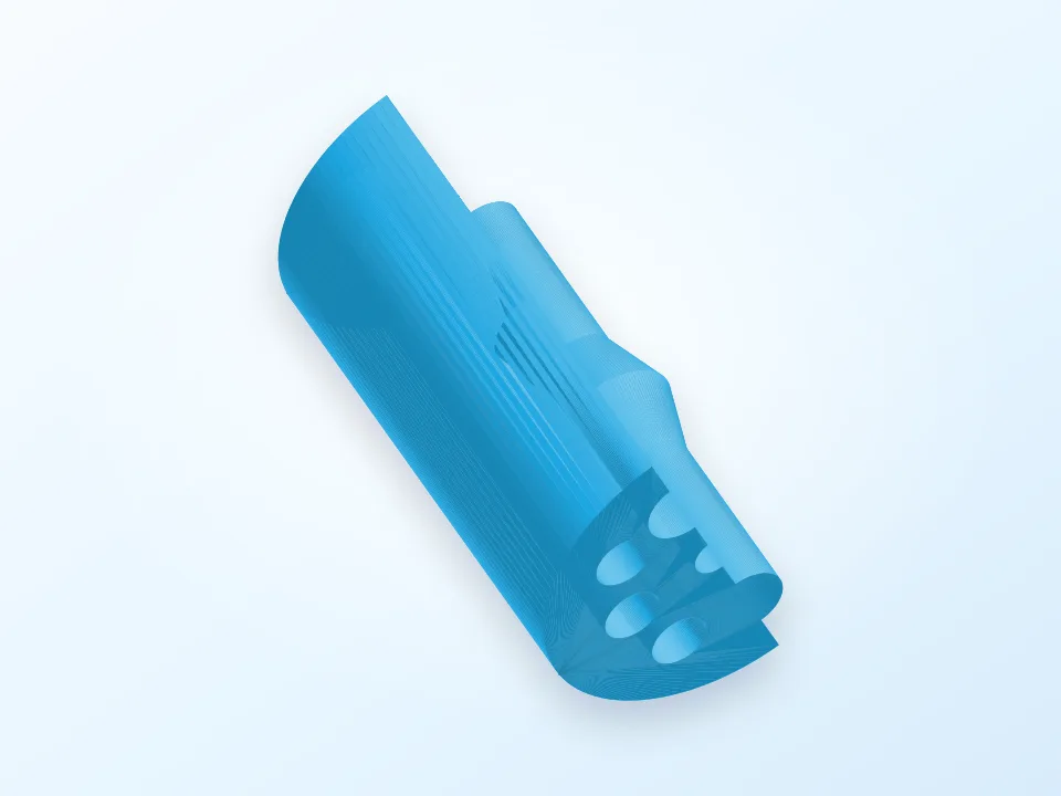 K8200 Spool Holder, OpenSCAD 3D model preview