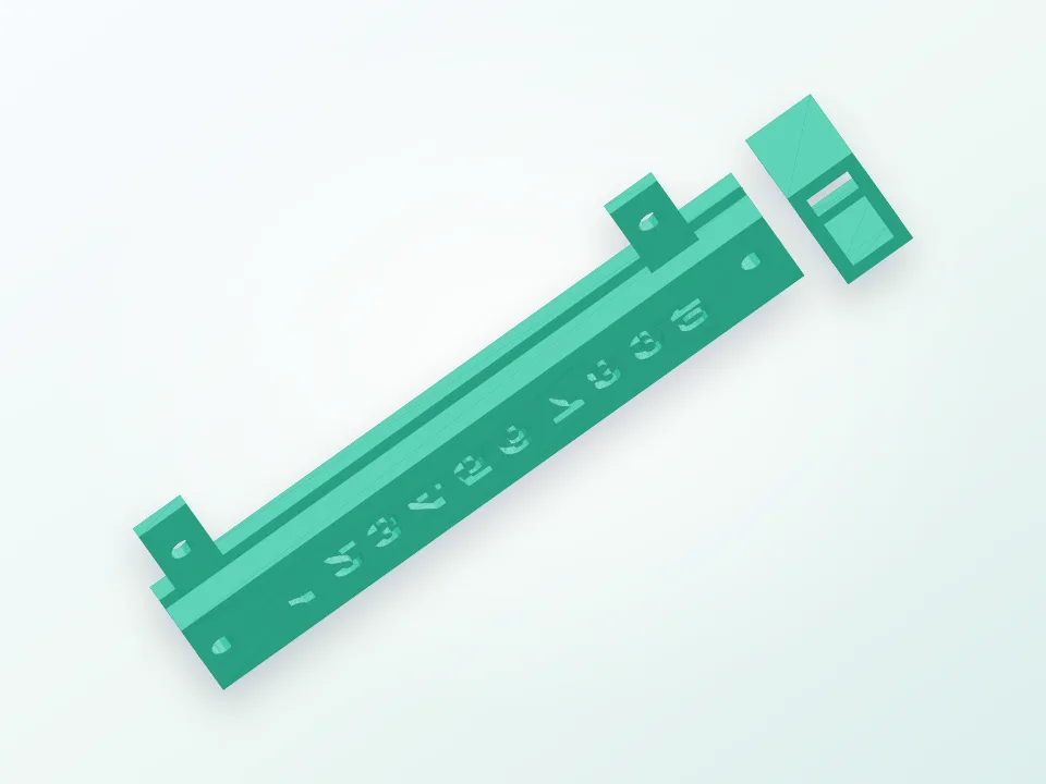 Soccer score board 3D model preview