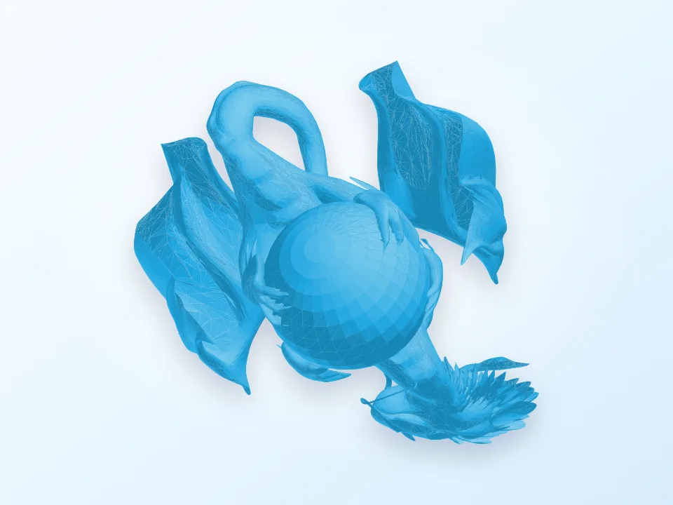dragon 3D model preview
