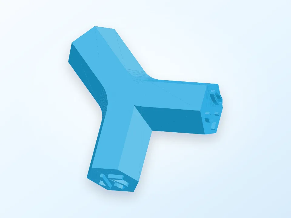 Hex key (parametric) 3D model preview
