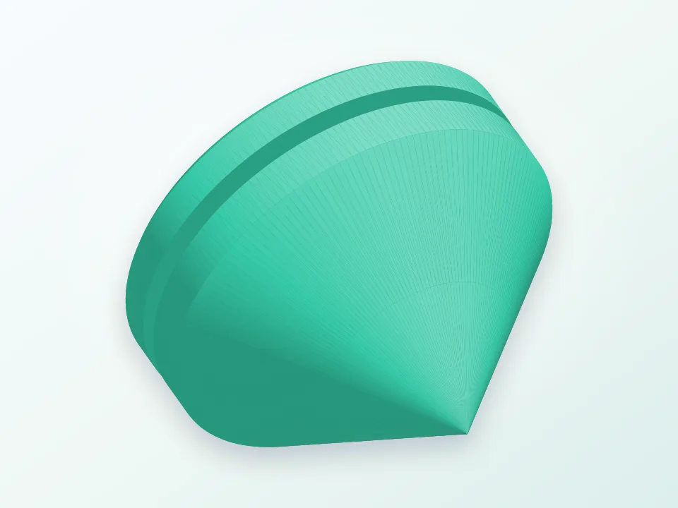 Spinning top 3D model preview