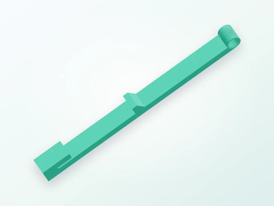Filament guide for Wanhao i3 Duplicator 3D model preview