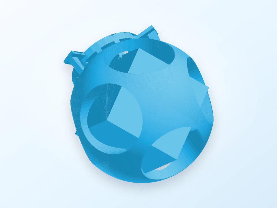 Cube in Sphere 2016 edition 3D model preview