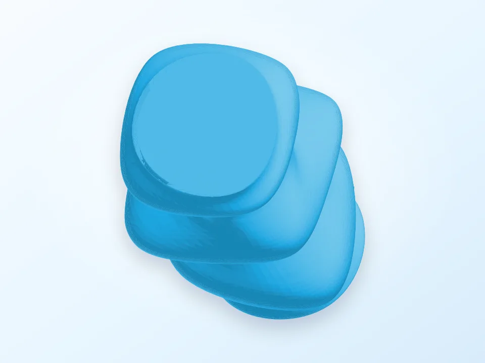 Vase 3D model preview