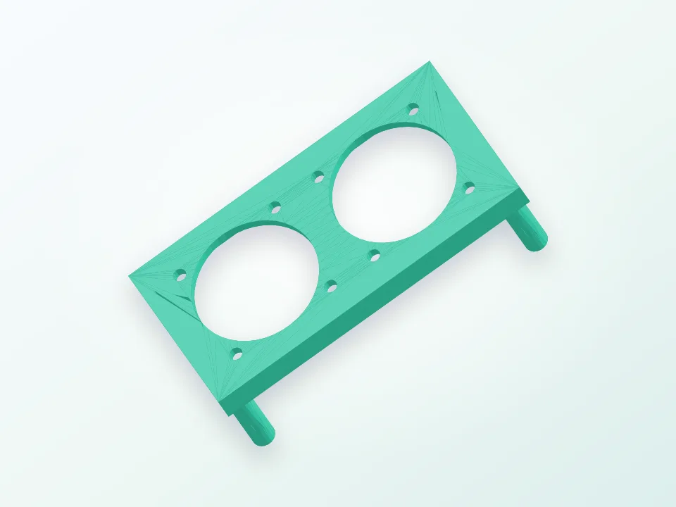 Sanguinololu 1.3A dual fan 3D model preview