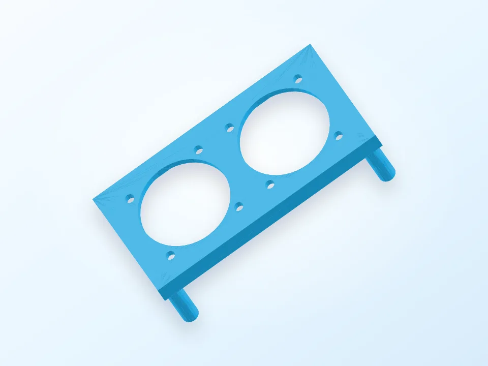 Sanguinololu 1.3A dual fan 3D model preview