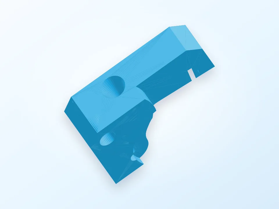 Spring Loaded Extruder Upgrade Mbot 3D model preview