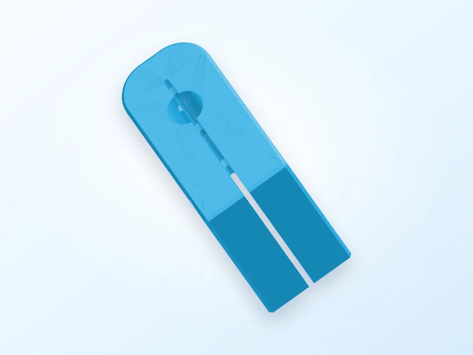Mast Slug Drilling block (Fits Tack Tick compass mount.) 3D model preview