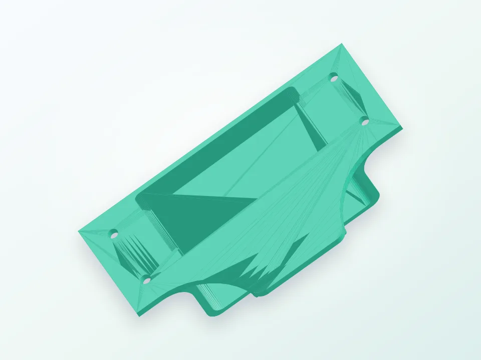 ppx2055 pico projector mount for UBR-1 head 3D model preview