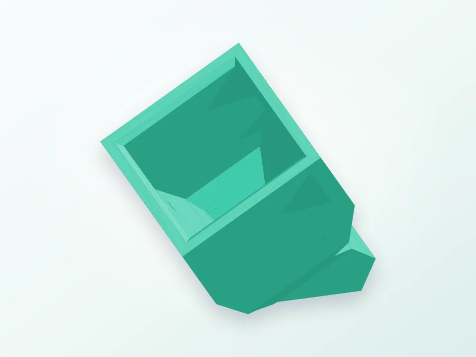 Fish feed bottle 3D model preview