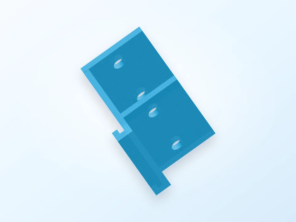 1/2 Stall Latch Replacement 3D model preview