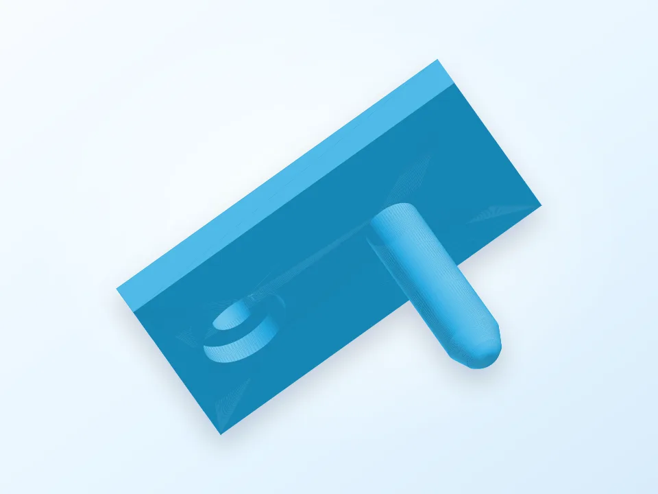 Bed Scraper Hook 3D model preview