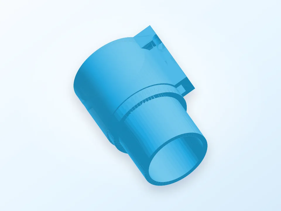 Focuser 1,25 inch 3D model preview