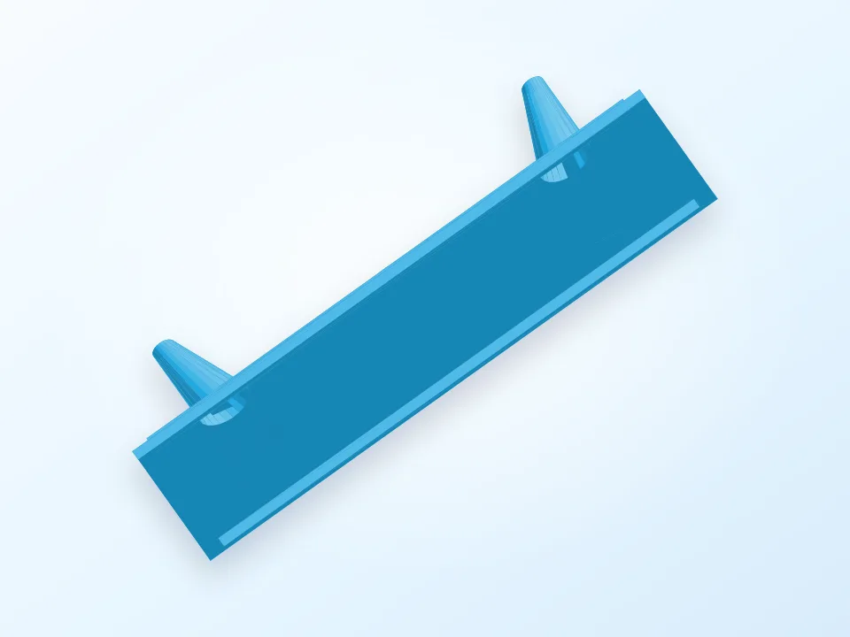 Clock table 3D model preview