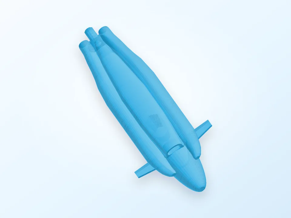Tom Swift Jetmarine 3D model preview