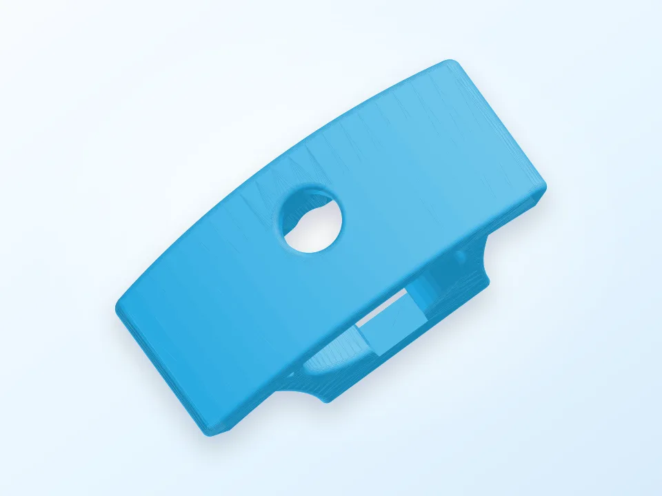 Monitor inclined stand (20 degrees) 3D model preview