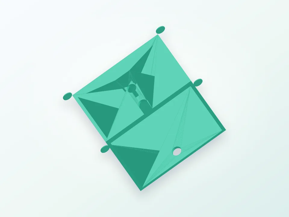 Lockable Present Ornament 3D model preview