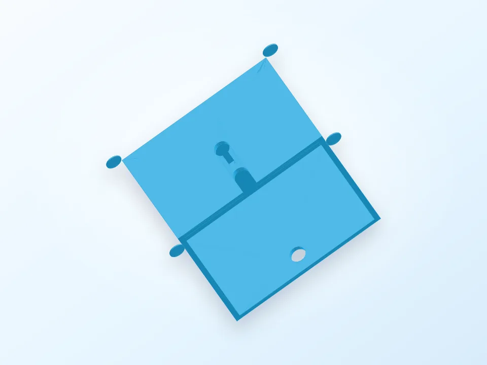 Lockable Present Ornament 3D model preview