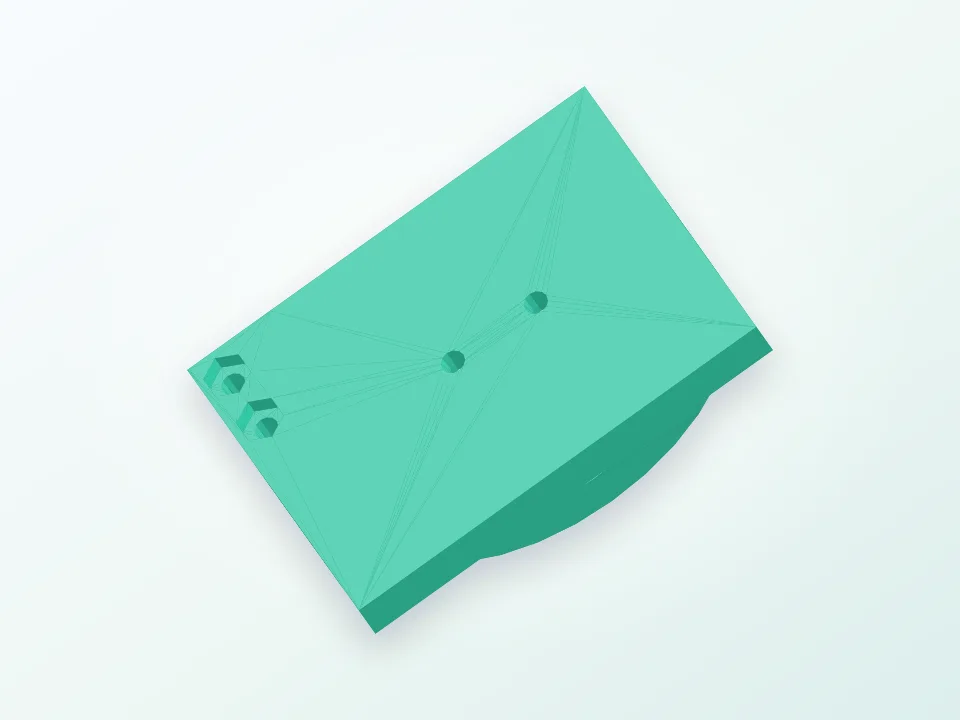 ShapeOko Chinese 1.5KW ER11 Spindle Mounts 3D model preview