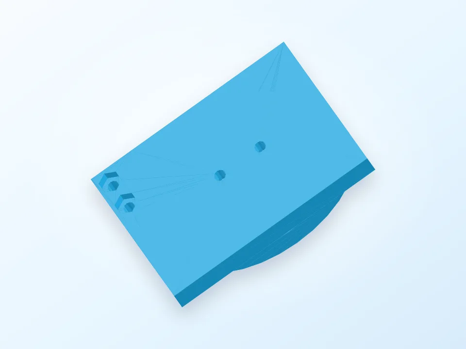 ShapeOko Chinese 1.5KW ER11 Spindle Mounts 3D model preview