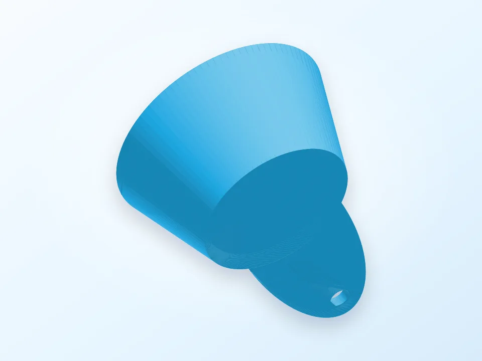 Cup measures 3D model preview
