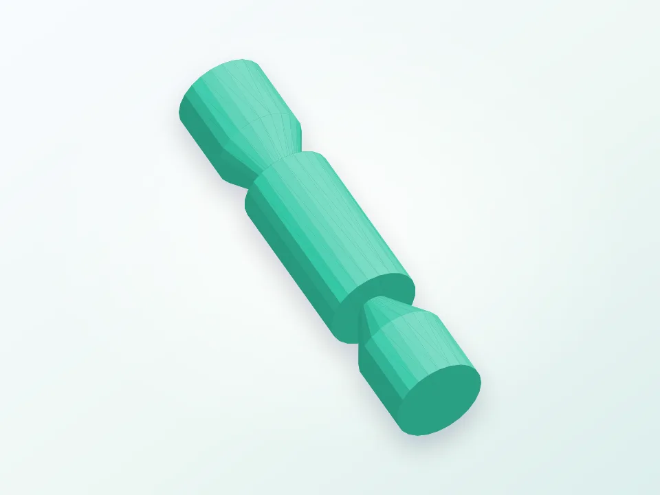 DIY Christmas Crackers 3D model preview