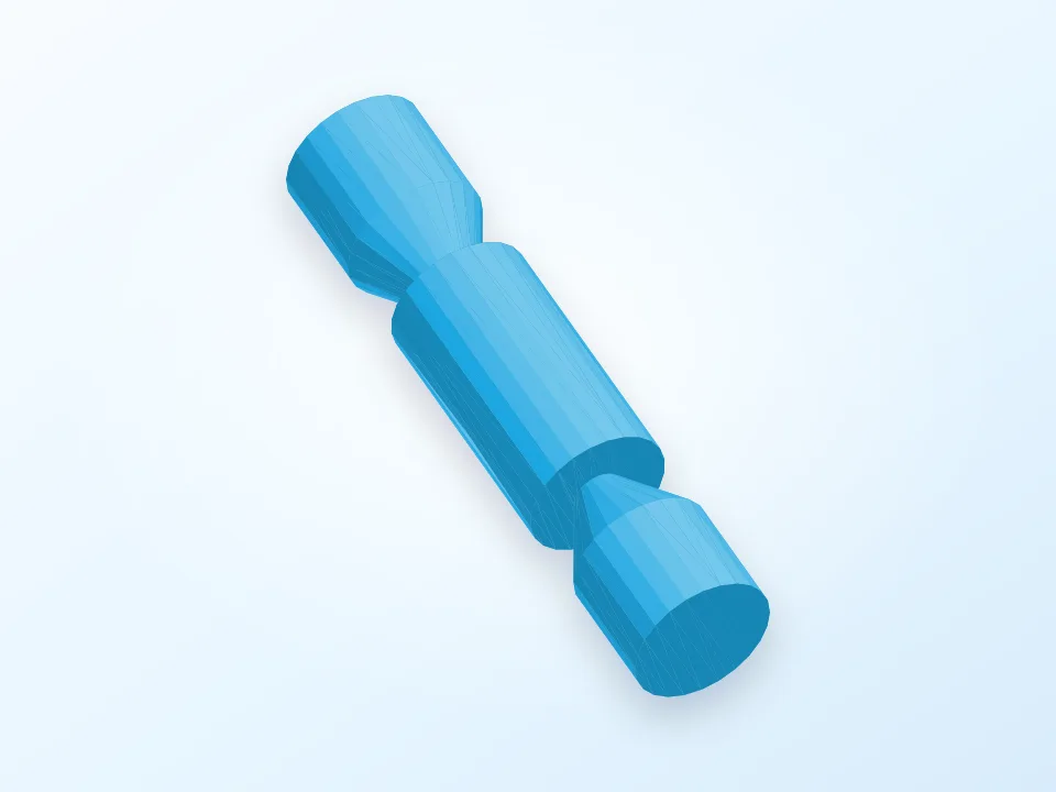 DIY Christmas Crackers 3D model preview