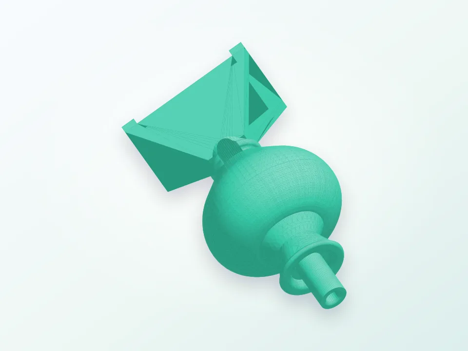 Lamp and Lampshade 3D model preview