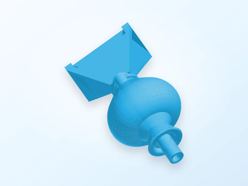 Lamp and Lampshade 3D model preview