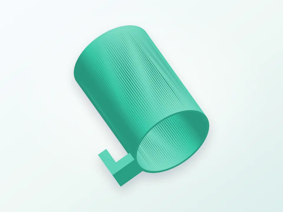 gluestick holder 3D model preview