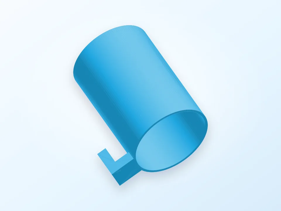 gluestick holder 3D model preview