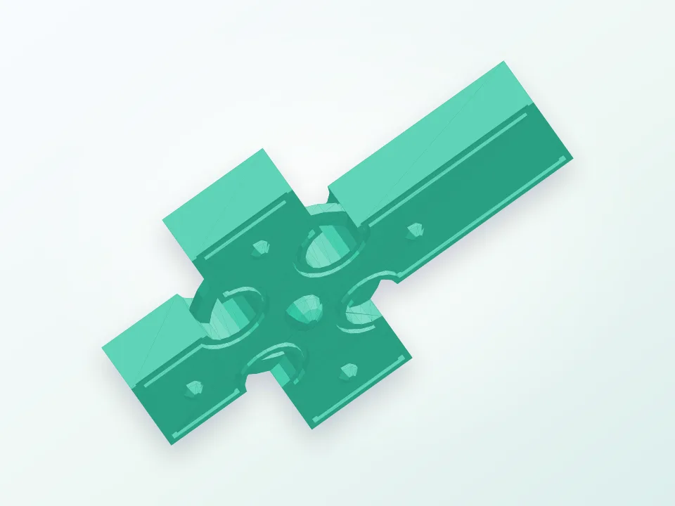 celtic cross 3D model preview