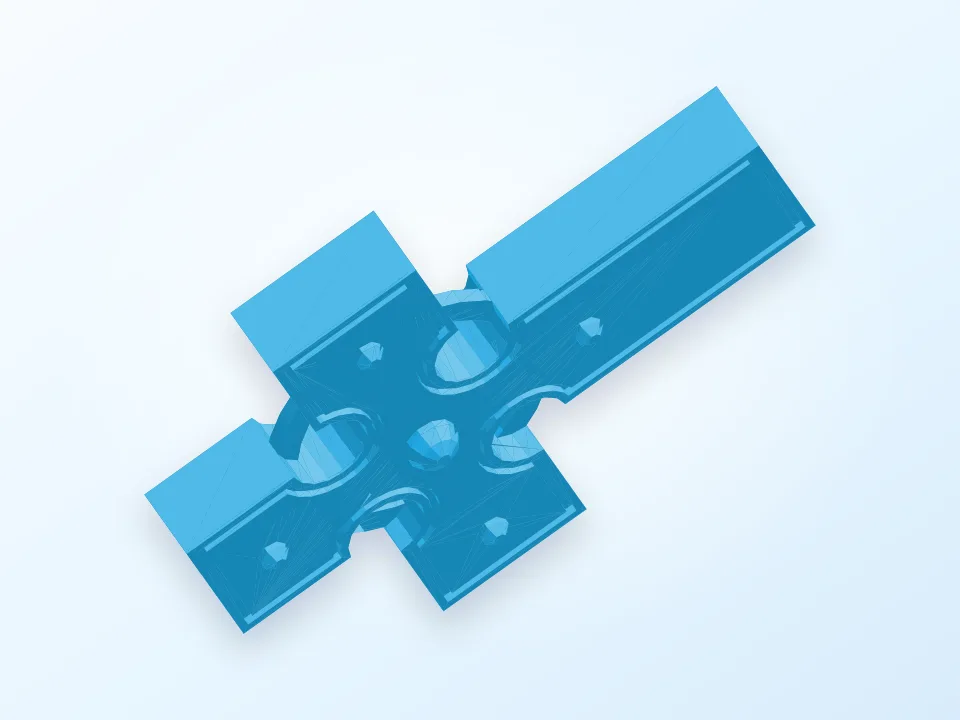 celtic cross 3D model preview