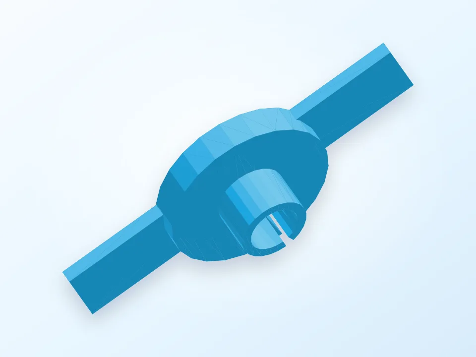 soporte para el rollo del filamento de una impresora 3D 3D model preview