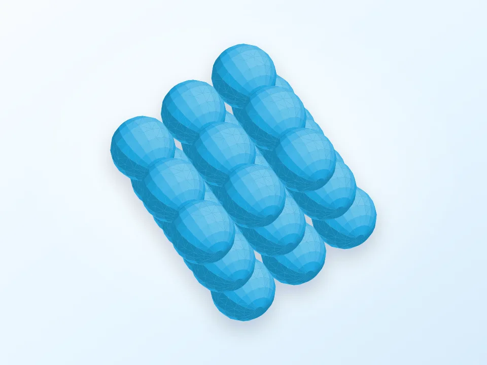 Cubes 3D model preview