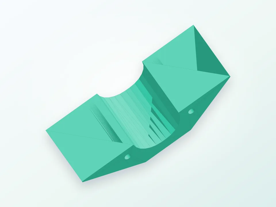 Articulated Floor Plinth 3D model preview