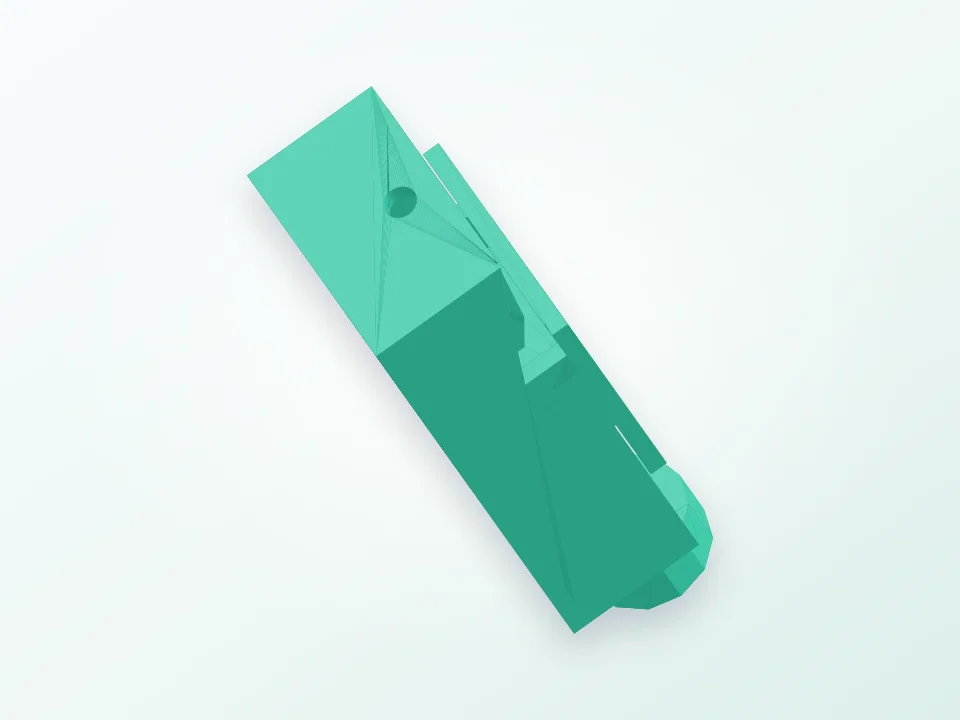 Modular stage axis, manual 3D model preview