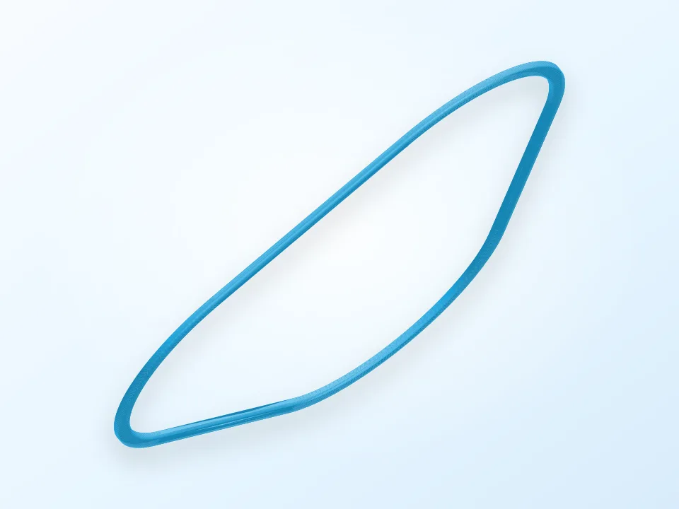 Polycarbonate Tiko Build Plate 3D model preview