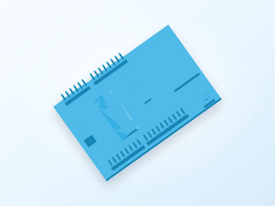 Adafruit touchscreen #1947 3D model preview