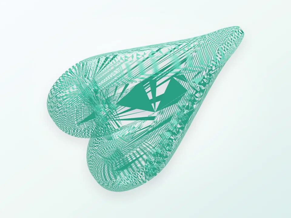 Heart 3D model preview