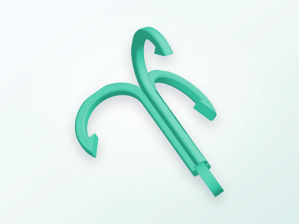 Anchor 3 arms 3D model preview