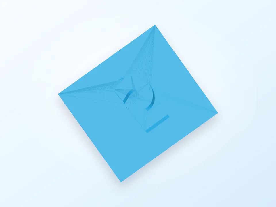table label 3D model preview