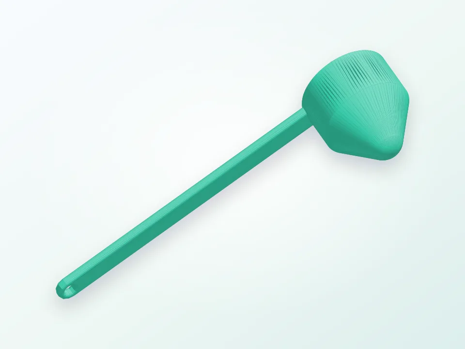 customizable scoop 3D model preview