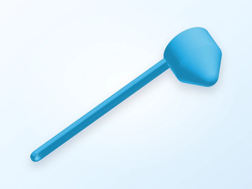 customizable scoop 3D model preview