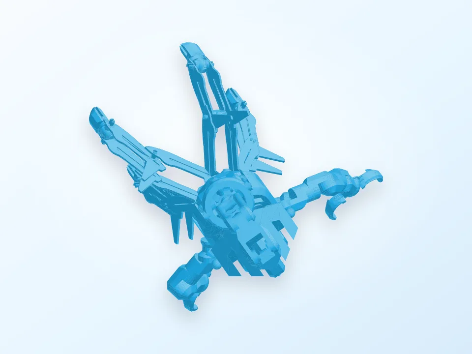 Balanceing robot model 3D model preview