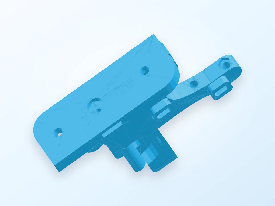 DELTA YAZICILAR İÇİN WADE  EXTRUDER 3D model preview