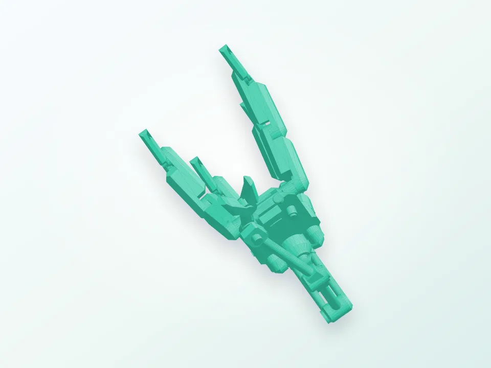 Walking graber robot 3D model preview