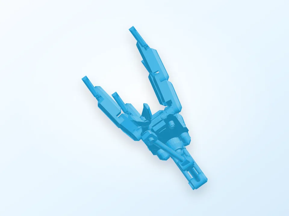 Walking graber robot 3D model preview