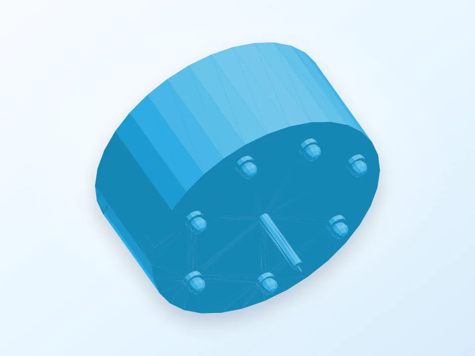 Portal Cake 3D model preview