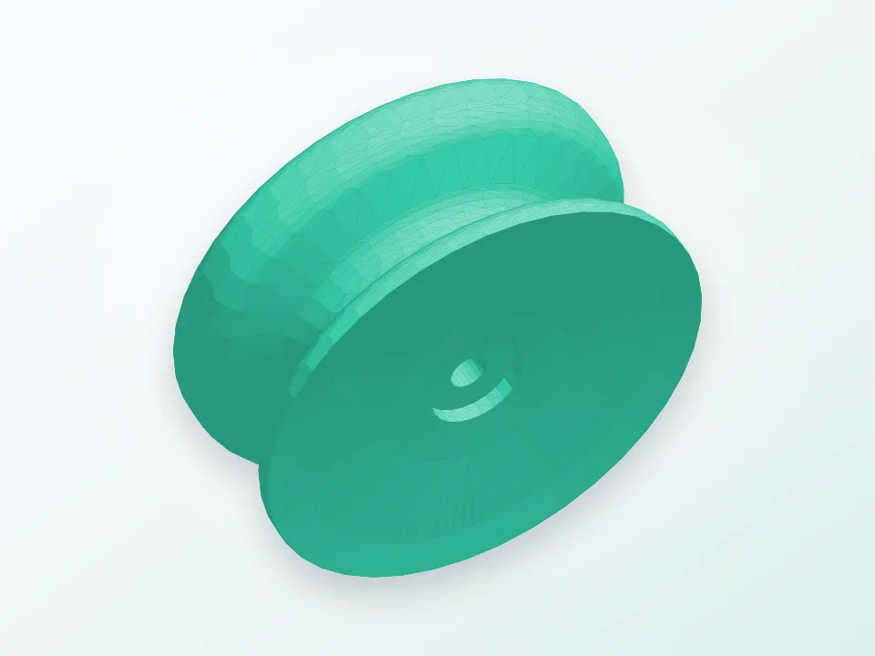 Lid handle 3D model preview